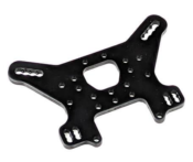 UK-Shock Tower (rear, 7075, black ano, MT/SCT410 2.0) TEKNO-RC