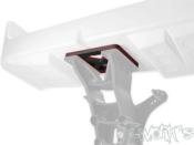 UK-One Piece Graphite Rear Wing Stay Reinforcement And Heightening Plate ( For Kyosho MP11 ) T-WORKS