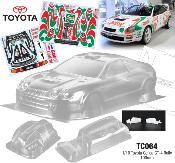 UK-1/10 Bodyshell TOYOTA CELICA GT-4 Rally 190mm (unpainted) TEAM C