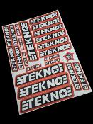 UK-Stickers TEKNO RC 2025 - différents choix de couleurs WS-LINE