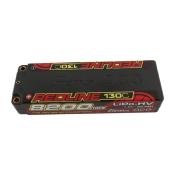 UK-Accu Lipo Red Line 2.0 Stick 2S HV 7.6V 130C 8200 5mm GENS ACE