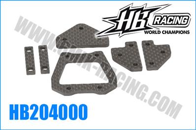 UK-Chassis Brace Carbon Set (E817) HB RACING