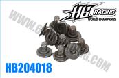 UK-Flush mount fastener screw (m3.0/10pcs) HB RACING