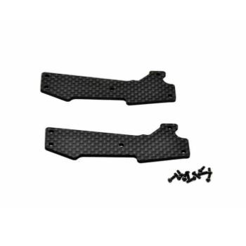 UK-HYPER TT2.0 CARBON FIBRE REAR LOWER ARM STIFFENER HOBAO RACING