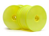UK-REAR WHEEL 1/10 (YELLOW/2PCS) HB RACING