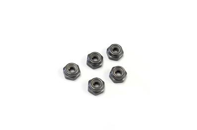 UK-Nut(M2.6x3.0)Nylon(Aluminum/Gunmetal/5pc) KYOSHO