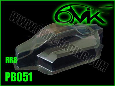 UK-Body lexan for Radiosistemi RR8 (unpainted) 6-MIK