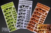 UK-Stickers noir et fluo by RUSTI DESIGN (210x100mm) 6-MIK