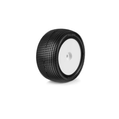 UK-1/10 Off-R. Glued Tire 2WD/4WD Rear Carpet- 102 - M (2) HUDY