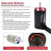UK-Combo ESC Rocket V2-80A + motor 3665 3800KV SURPASS HOBBY