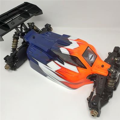 UK-Painted body ST4-Falcon orange/blue for S35-4E SWORKZ
