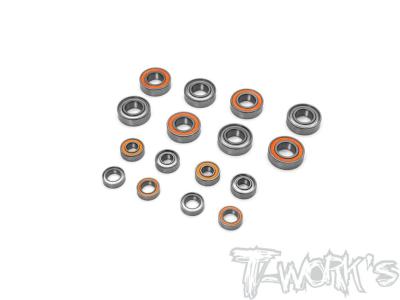 UK-Precision Ball Bearing Set ( For Kyosho MP10E )16pcs. T-WORK'S