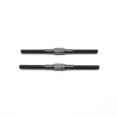 UK-Turnbuckle (M3 thread, 55mm length, 4mm adjustment, 2pcs) TEKNO-RC