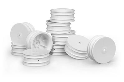 UK-4WD Front Wheel Aerodisk with 14mm Hex - White - V2 (10) X-RAY