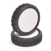 UK-Fusion Slim - 1/10 2WD Tyres - Yellow - Pre-Glued SCHUMACHER RACING