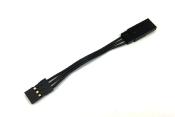 UK-Black Servo Extension Cable 50mm SANWA