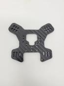UK-SUPPORT D'AMORTISSEUR CARBONE ARRIERE 5MM AVEC TROUS DE FIXATION RÉVISÉS 2 - EB48 / NB48 2.0 WS-LINE