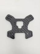 UK-4mm rear carbon shock mount with revised mounting holes - EB48 / NB48 2.0 WS-LINE