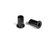 UK-Alu Nut for Suspension Holder - Black X-RAY