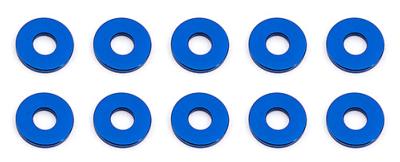 UK-Bulkhead Washers, 7.8x3.0x1.0 mm, blue aluminum TEAM-ASSOCIATED