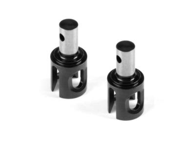 UK-Gear diff outdrive adapter LCG for narrow diff. lightweight (2) XB2/XT2/SCX X-RAY