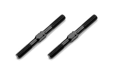 UK-Adj. turnbuckle M5 L/R 50mm - spring steel (2) X-RAY