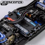 UK-RC10B7 Aluminum Battery Hold Set BLUE J-CONCEPTS