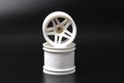 UK-PR ST 1 White Wheel *2pcs PR RACING