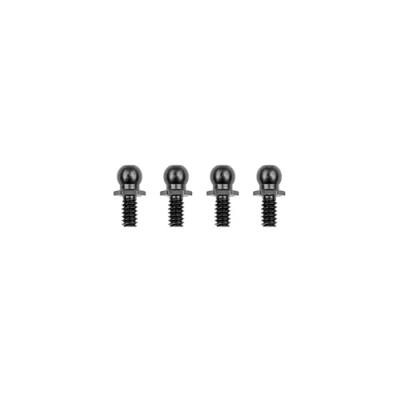 UK-RC10 Ballstuds 5.3mm, Short Neck, Black TEAM-ASSOCIATED