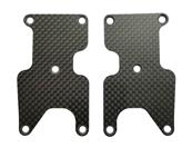 UK-RC8B3.2 FT Rear Suspension Arm Inserts, carbon fiber 1.2mm TEAM-ASSOCIATED