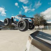 UK-1/10 GRANITE MEGA 665 4X4 RTR Brushed Monster Truck, Blue ARRMA