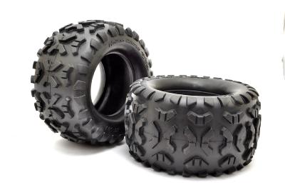 UK-HYPER MT Plus tyre w/foam inserts (2) HOBAO