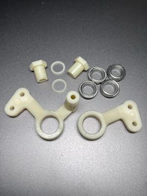 UK-Steering bellcranks, worlds style, w bearing, white FAN RC