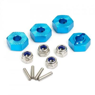 UK-ROKATAN/RAMRAIDER ALUMINIUM WHEEL HEXES (4) FTX-RC