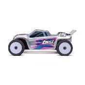 UK-1/28 Micro-T 2S 2WD RTR Race Buggy (Battery & Charger Included), Silver LOSI