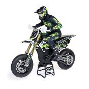 UK-1/4 Promoto-SM FXR Supermoto Motorcycle RTR Basic, White LOSI