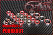 UK-Set of bearing for MUGEN MBX6 / 7 Nitro OPTIMA
