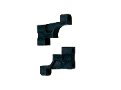 UK-Series Plastic Center Diff Mont (2PC) SWORKZ