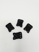 UK-Carbon rear flare raiser 3mm - "high +3" for MBX8R LR PROD