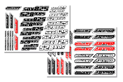 UK-Body decal sheet SBX-825 CORALLY