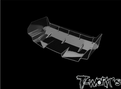 UK-T-Work's 6.5" Astro-Carpet High-Clearance Rear Wing (1:10 Buggy) T-WORK'S