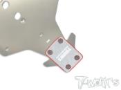 UK-Stainless Steel Rear Chassis Skid Protector ( Kyosho MP11 ) 2pcs. T-WORK'S