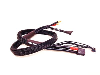 UK-4S PK 5mm charging cable + balance plug for XT-60 charger output (60cm) WS-LINE