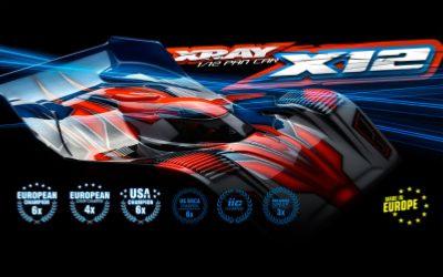 Spare parts and options 1/12th On-road X-Ray X12 2016/2017/2018