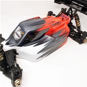 UK-Painted body ST-4 Falcon red/aluminium for S35-4E SWORKZ