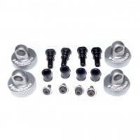 UK-Hyper 9 Aluminium 1-Piece Shock Cap Set W/Hardware (4) HOBAO RACING
