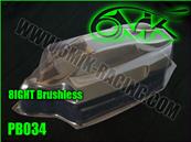 UK-Body lexan for LOSI 8-ight "brushless" (unpainted) 6-MIK