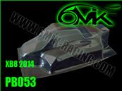 UK-Body lexan for Xray XB8 2014 (unpainted) 6-MIK