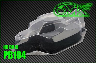 UK-Body lexan "JC S15" for Hot Bodies HB 819 (unpainted) 6-MIK