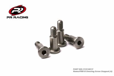 UK-PRB10 Steering Screw Stepped (4) PR RACING